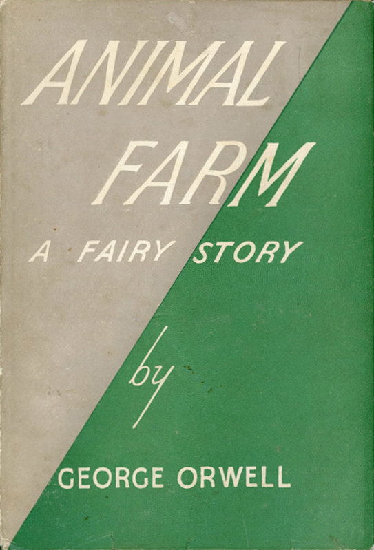 First edition cover of Animal Farm by George Orwell